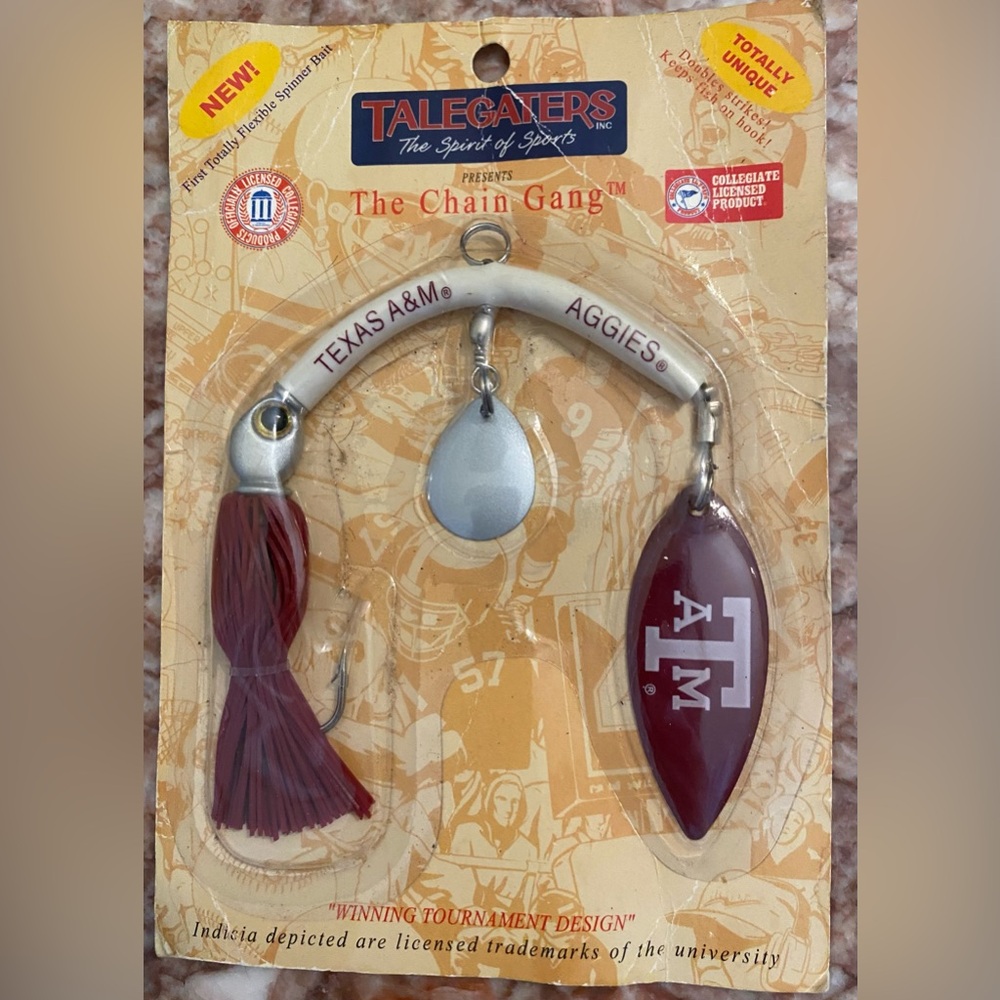 Texas A&M Aggies Maroon Chain Gang Fishing Lure